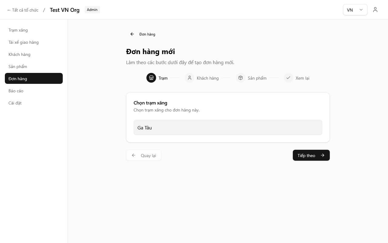 Trình tạo đơn hàng 2