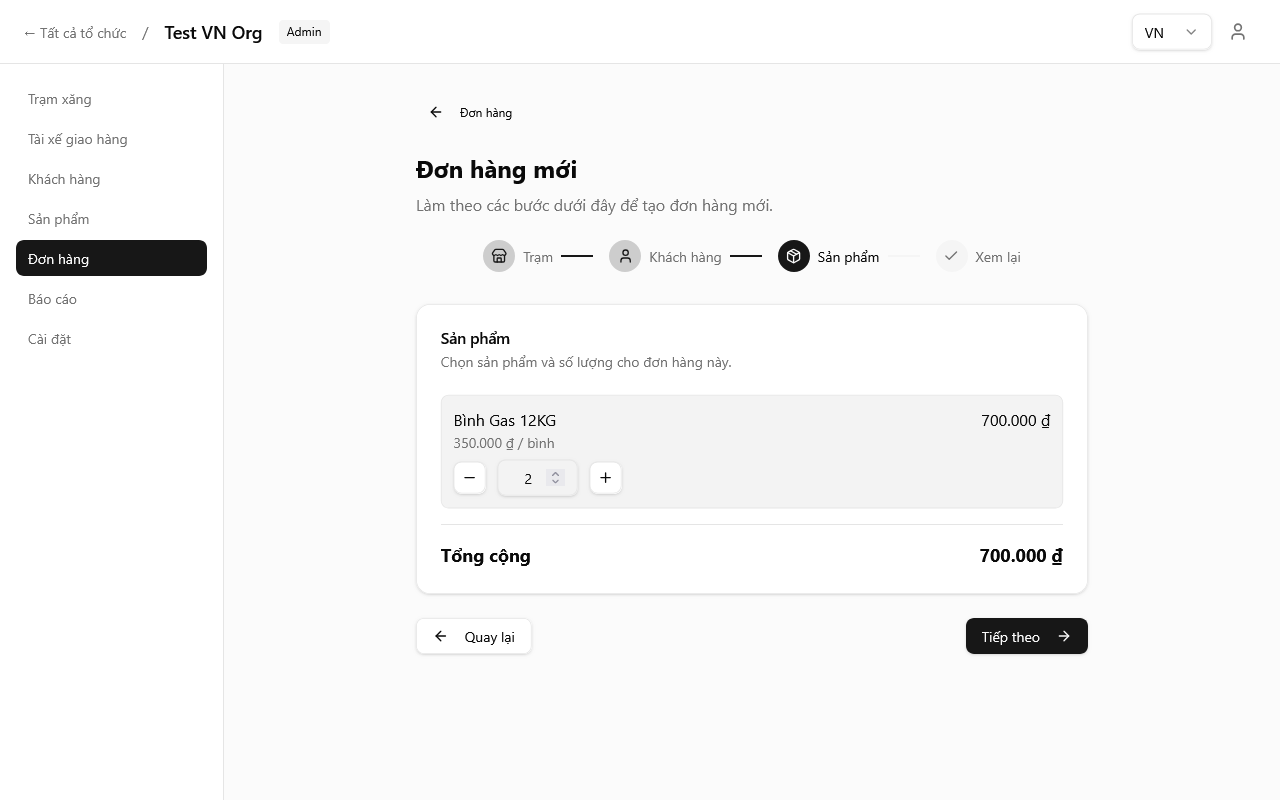 Trình tạo đơn hàng 4